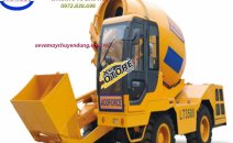 Bán xe trộn bê tông tự hành tự cấp liệu 3.5 m3 Bán xe trộn bê tông tự hành tự cấp liệu 3.5 m3