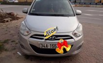 Hyundai i10 2013 - Cần bán xe Hyundai i10 đời 2013, màu bạc, nhập khẩu