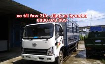 Bán xe tải FAW 7.3 tấn, động cơ Hyundai D4DB, thùng 6.25m, khuyến mại lớn