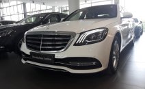 Bán Mercedes S450 2018 cũ, lướt, màu trắng/nội thất đen, chính hãng Bán Mercedes S450 2018 cũ, lướt, màu trắng/nội thất đen, chính hãng