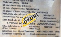 Bán Honda CR V 2.0 năm 2015, màu trắng như mới Bán Honda CR V 2.0 năm 2015, màu trắng như mới