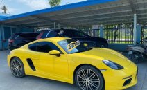 Xe chính chủ bán Porsche 718 Cayman 2.0L Coupe model 2019 siêu lướt và duy nhất, màu vàng tươi trẻ
