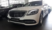 Bán Mercedes S450 2018 cũ, lướt, màu trắng/nội thất đen, chính hãng Bán Mercedes S450 2018 cũ, lướt, màu trắng/nội thất đen, chính hãng