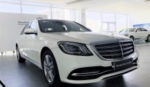 Bán Mercedes S450L cũ 2017, màu trắng, lướt chính hãng Bán Mercedes S450L cũ 2017, màu trắng, lướt chính hãng